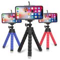 Flexible Mini Tripod Stand with Mobile Phone Holder | CaGit Hub